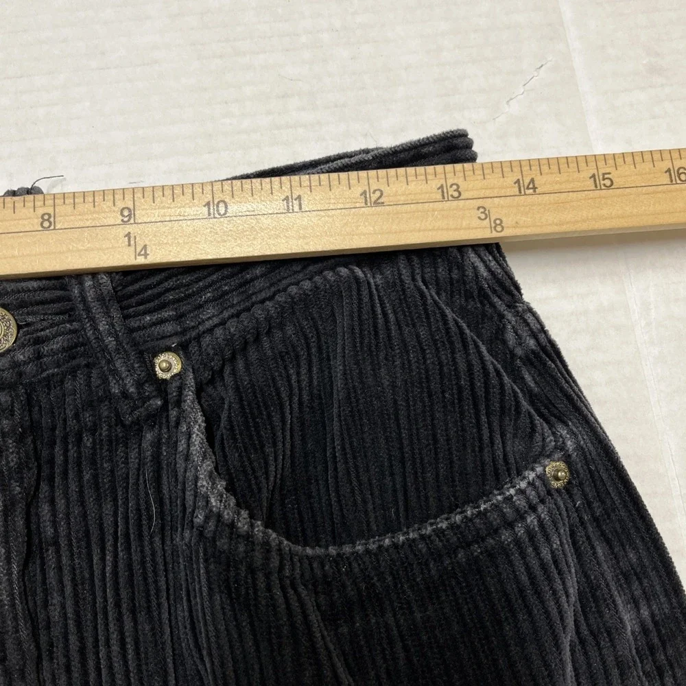 Express Y2K Corduroy Pants Blue Wide‎ Wale High Rise Straight Leg Size 5/6L